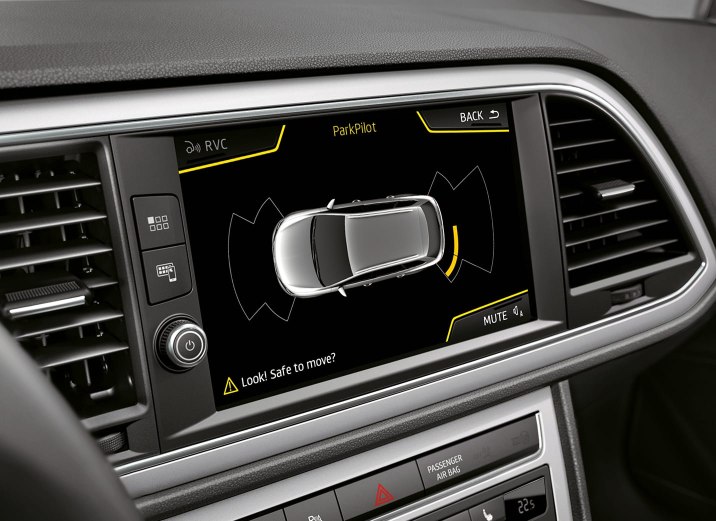 SEAT Leon Estate - Top down parking sensor view