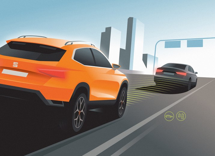 SEAT Tarraco - Front speed assistance