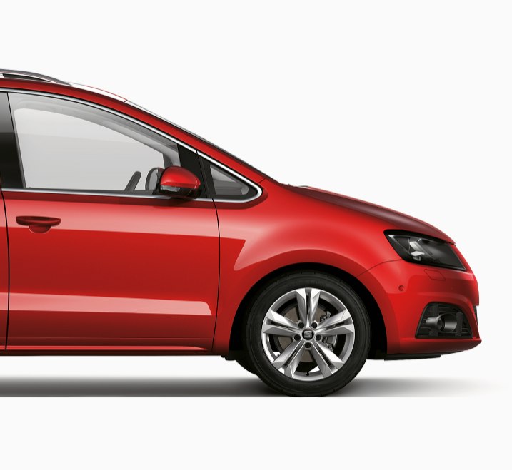 SEAT Alhambra - Red front view